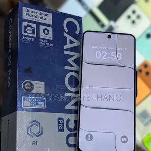 New Tecno Camon 50 Pro 256 GB White