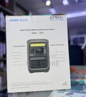 Anker Solix C300x Portable Power Station 300watts