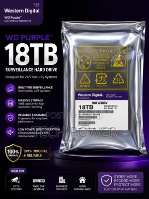 Wd Purple 18tb Security Storage