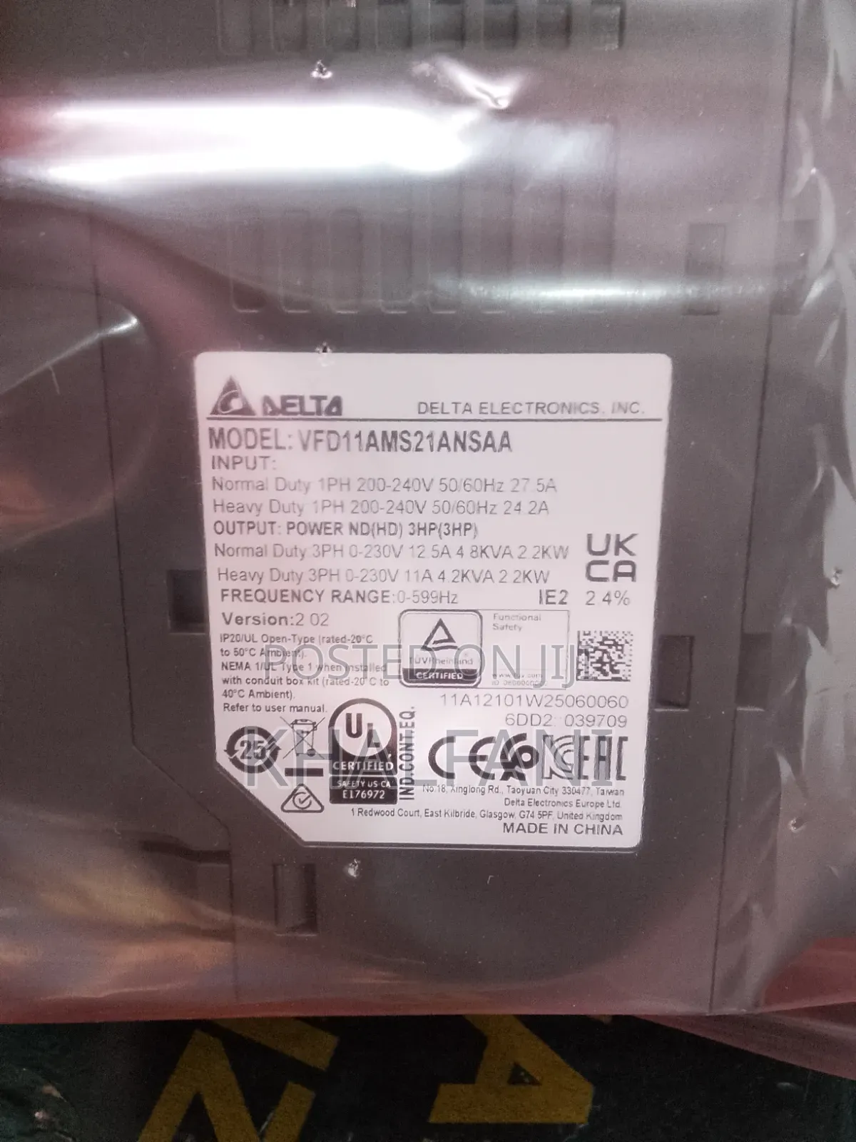 Vfd 2.2kw (Variable Frequency Drive)