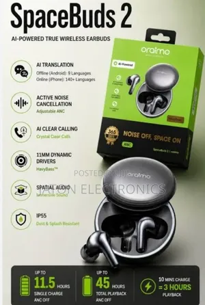 Oraimo Original Space Wireless Earbuds2