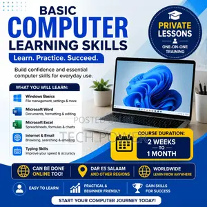 Basic Computer Skills Training Private Online