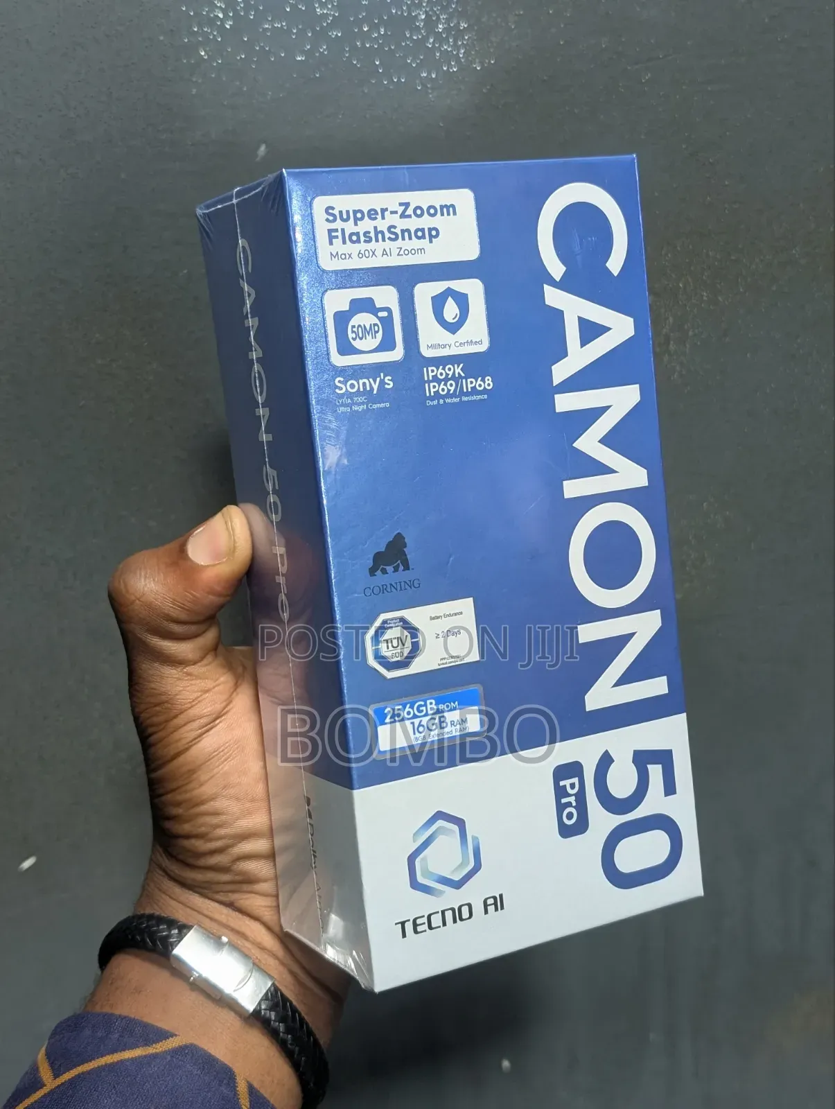 New Tecno Camon 50 Pro 256 GB Blue