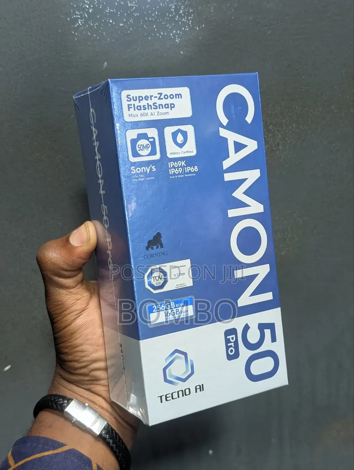 New Tecno Camon 50 Pro 256 GB Blue