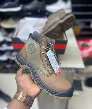 Brown Safety Boot for Men's