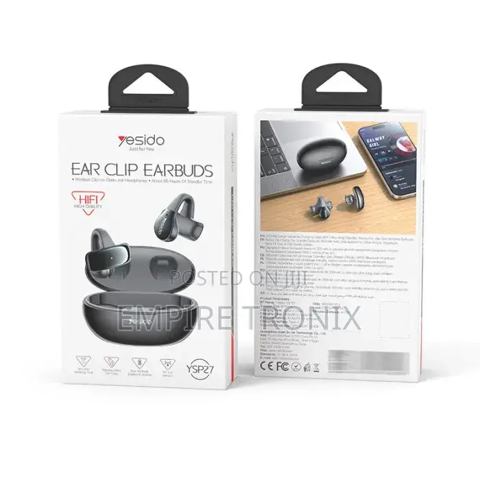 Yesido Ysp27 Open-Ear Clip-on Wireless Headphones
