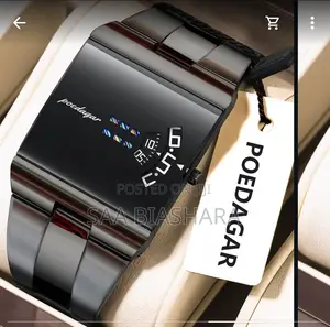 Poedagar Luxurious Classic Watch Full Black