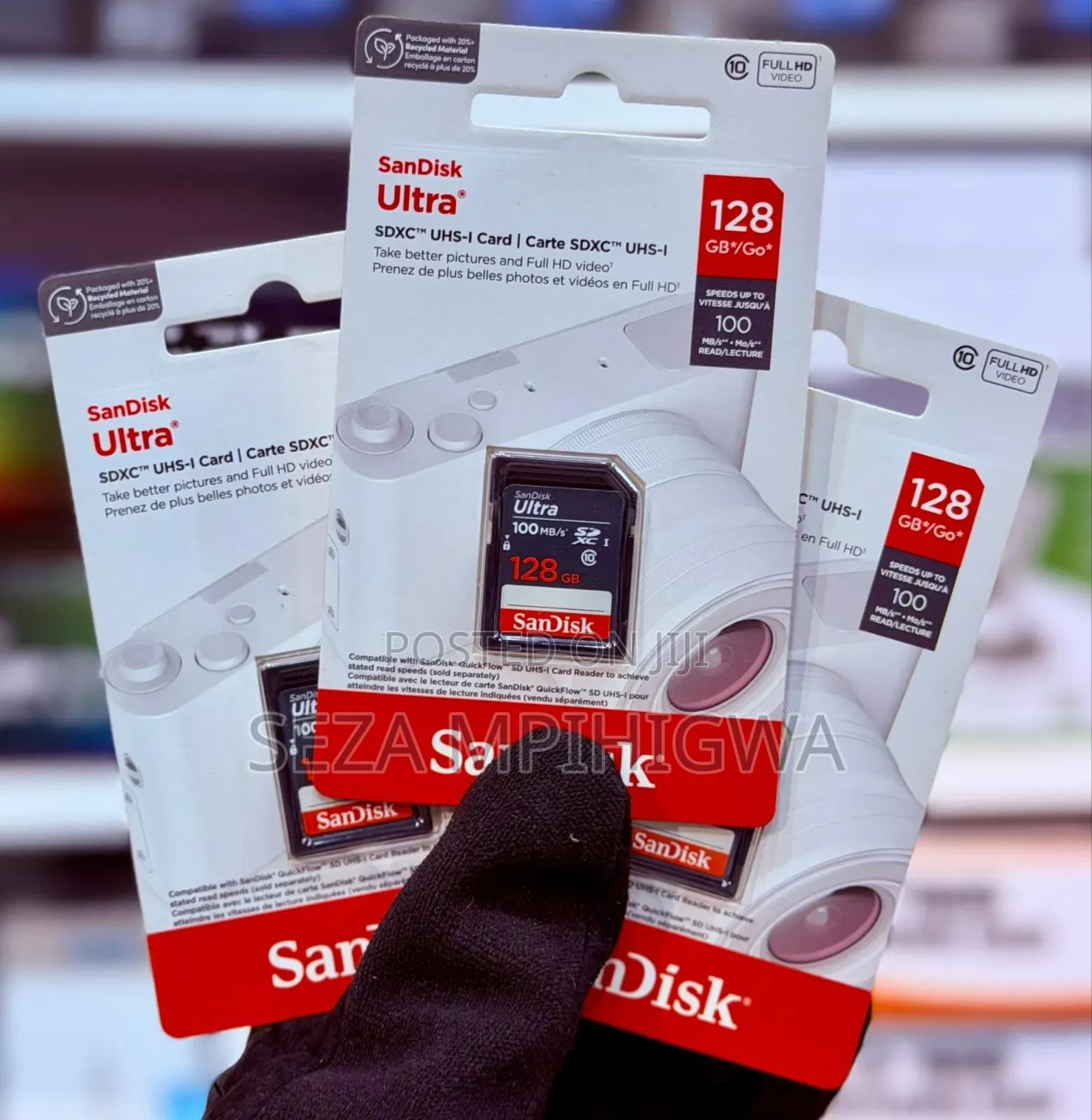 Sanddisk Ultra Memorycard 100mb/S