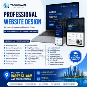 Professional Website Design Tech Power