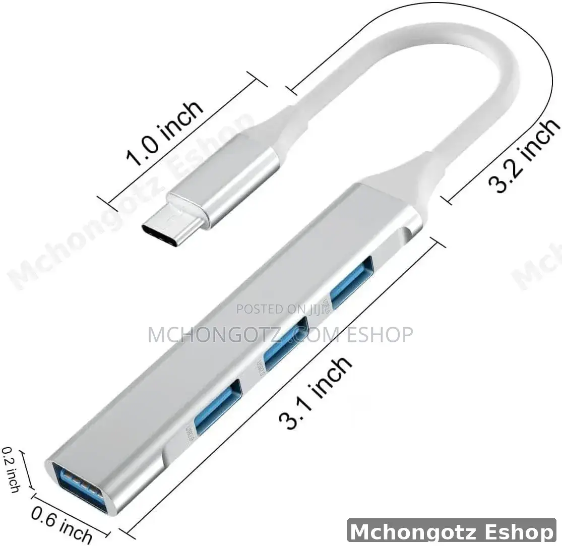 Type C to 4 Usb a Ports | Portable Usb Hub