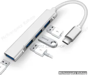 Type C to 4 Usb a Ports | Portable Usb Hub