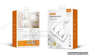 Ldnio Sc2413 Power Extension Socket (2 Outlets, Usb + 20w Type-c Pd)