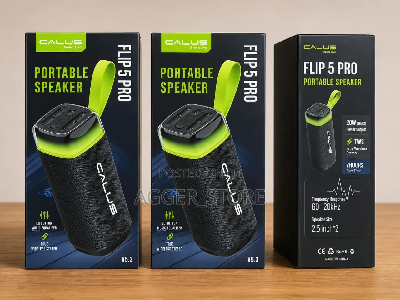 Calus Flip 5 Pro Portable Wireless Speaker