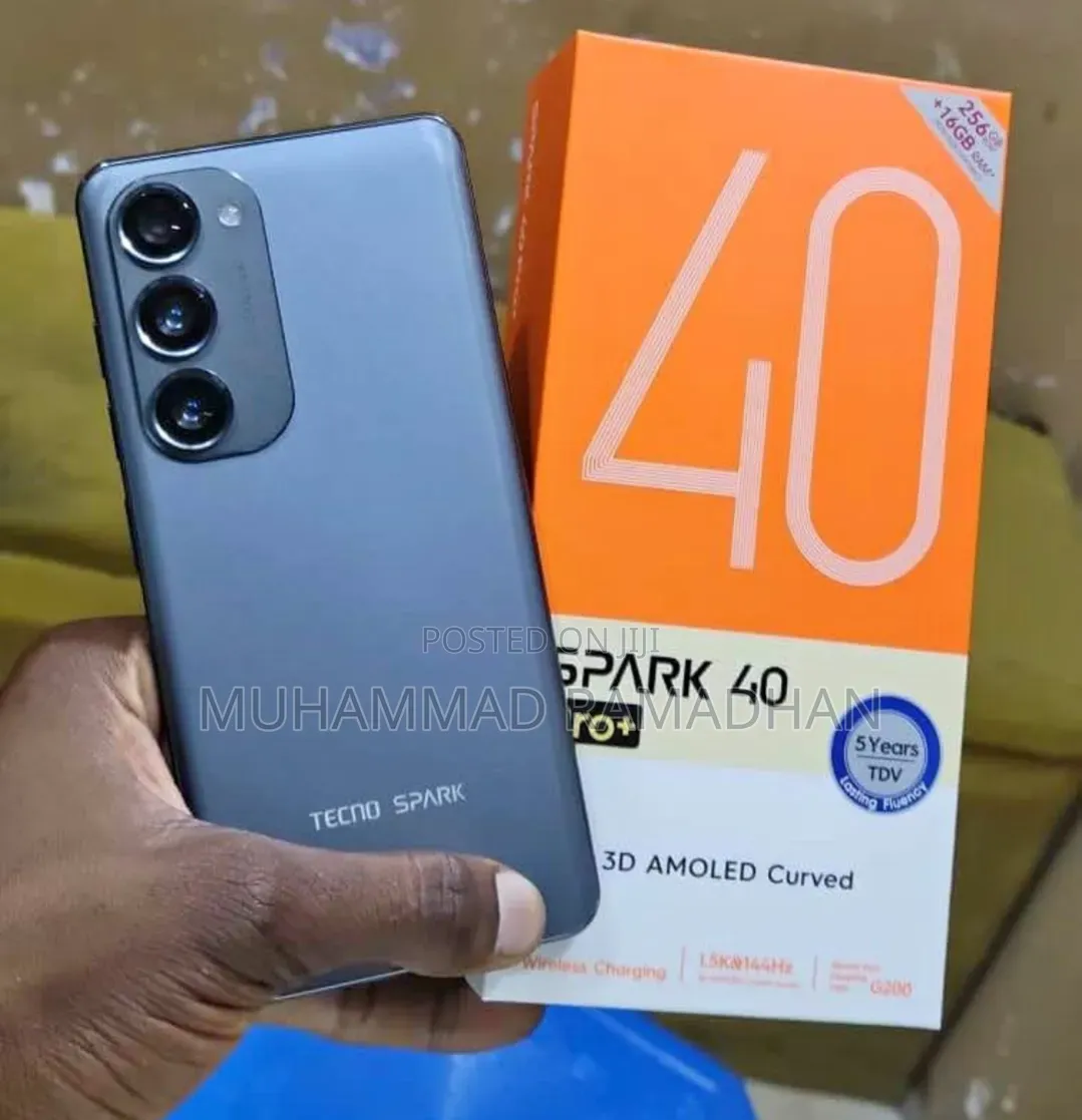 New Tecno Spark 40 Pro+ 256 GB White