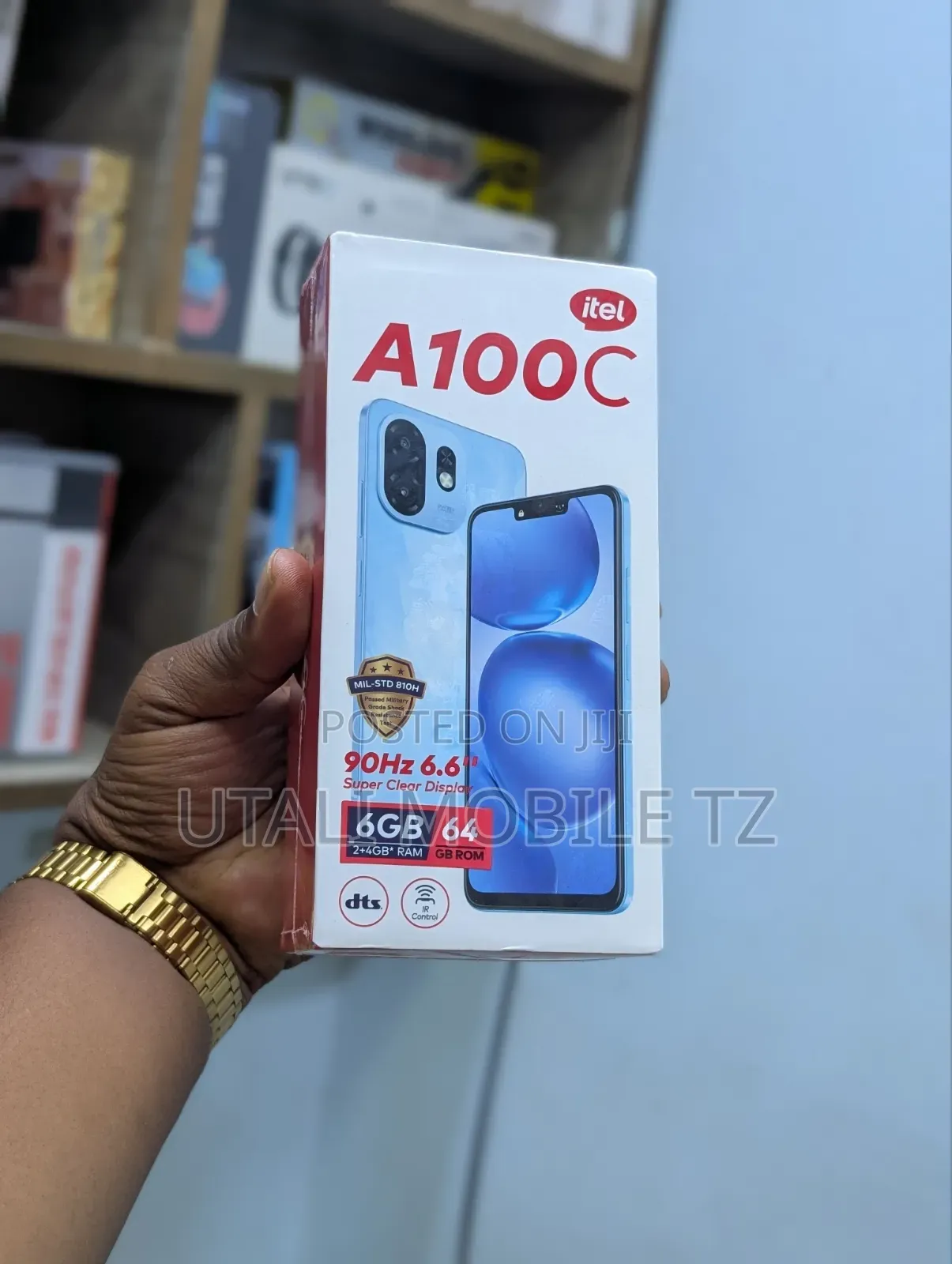 New Itel A100C 64 GB Gold