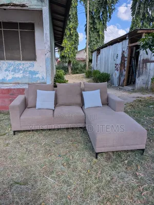 Sofa Set L Shape Spring Na Fiber