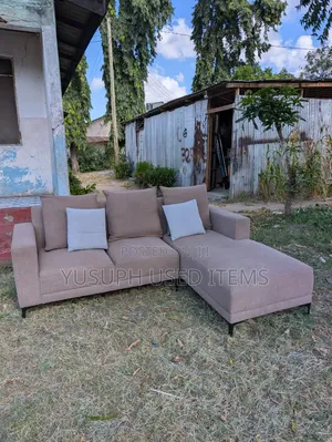 Sofa Set L Shape Spring Na Fiber