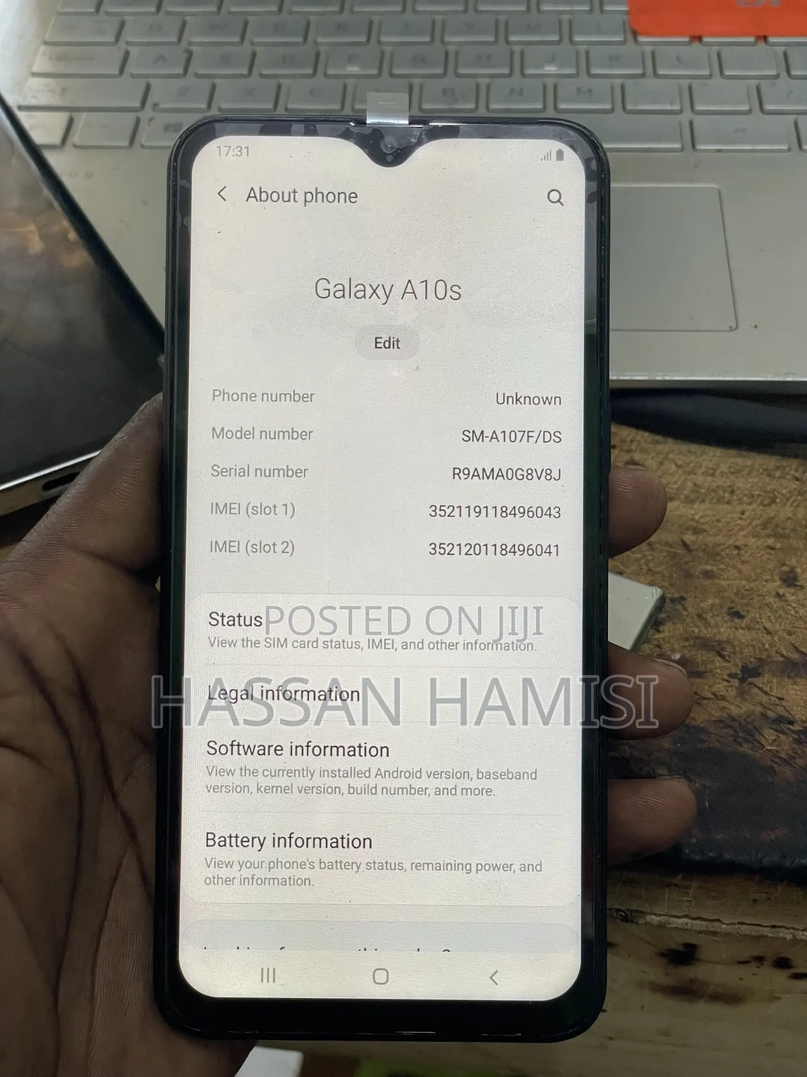 Samsung Galaxy A10s 32 GB Black