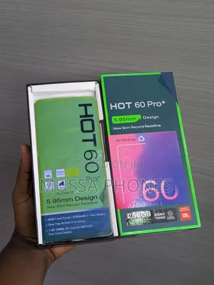 New Infinix Hot 60 Pro+ 256 GB Black