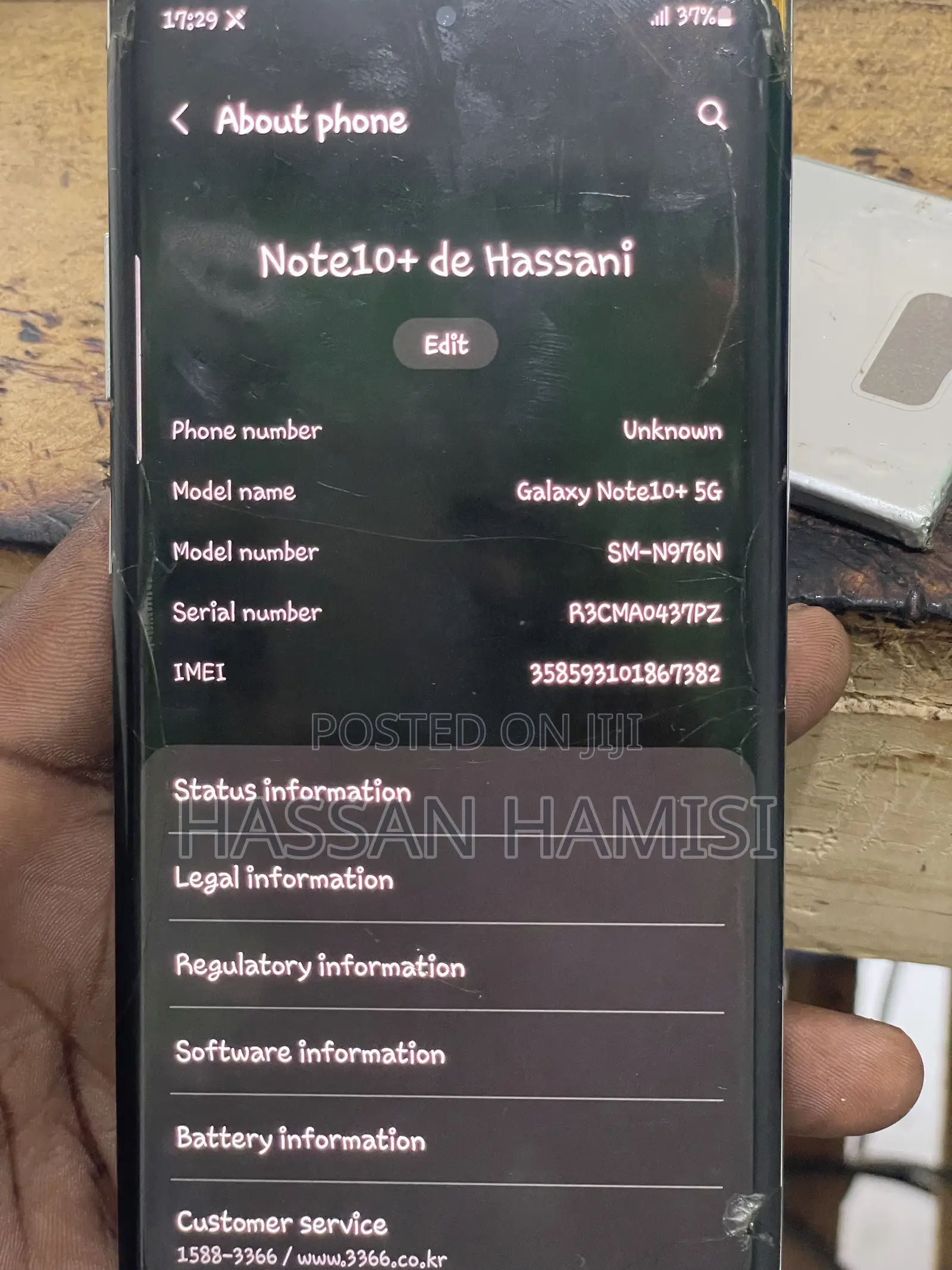 Samsung Galaxy Note 10 Plus 5G 256 GB Silver