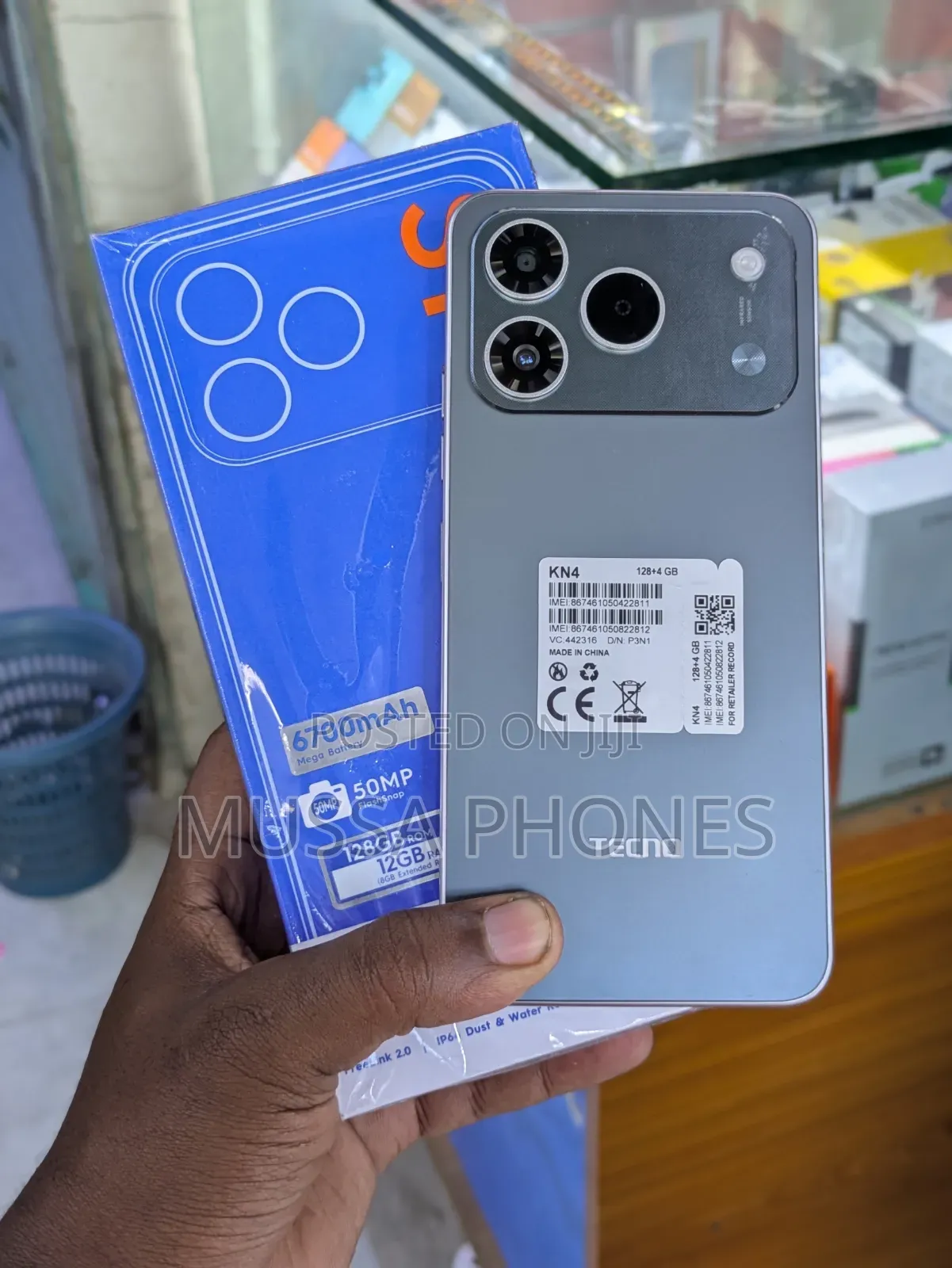 New Tecno Spark 50 128 GB Silver