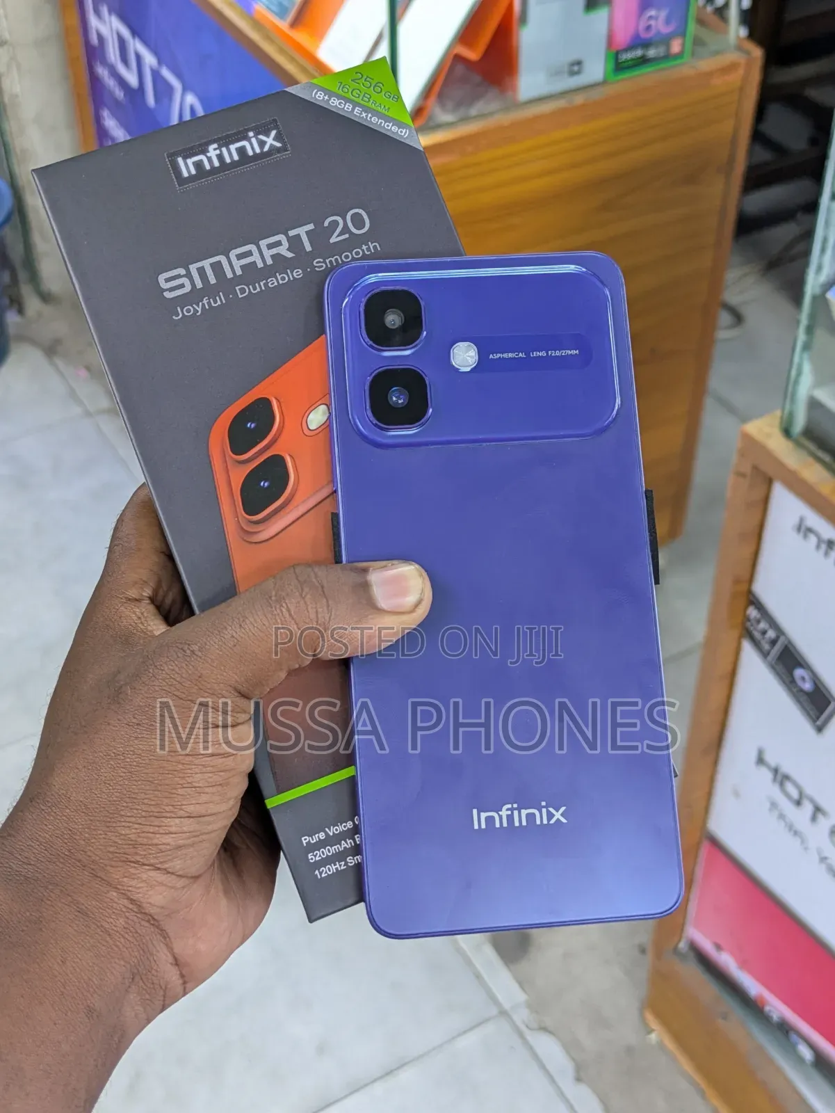 New Infinix Smart 20 128 GB Purple