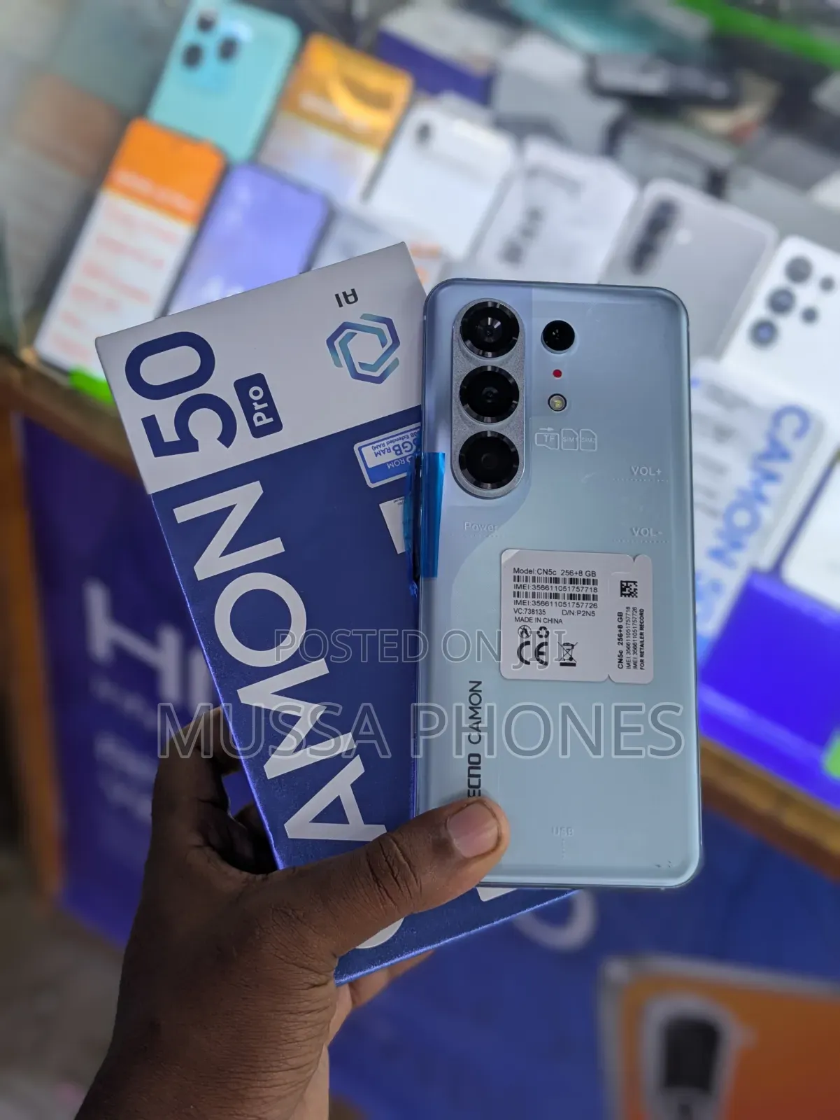 New Tecno Camon 50 Pro 256 GB Blue