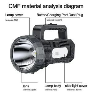 Yesido Tc12 840lm Rechargeable Led Flashlight Emergency Searchlight