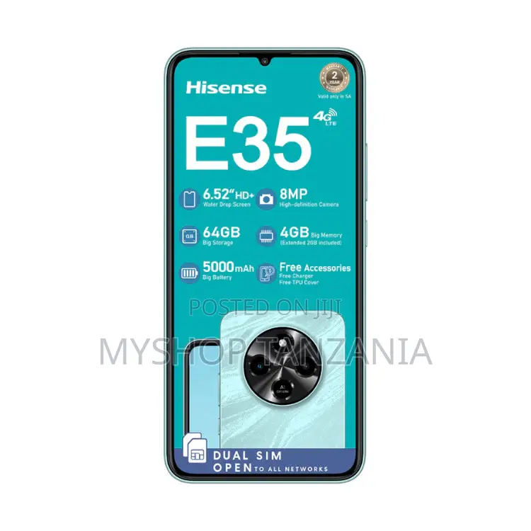 New Hisense E34 64 GB Blue