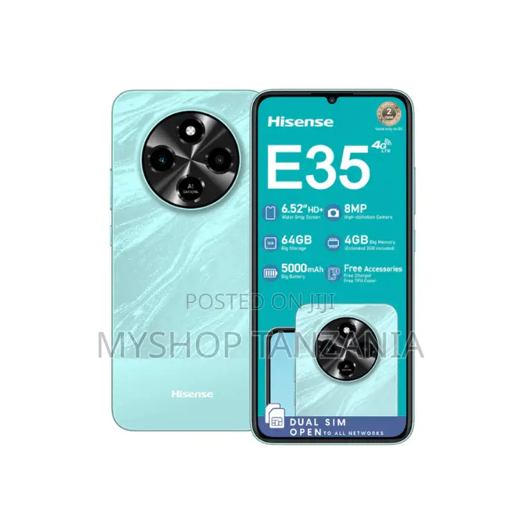 New Hisense E34 64 GB Blue