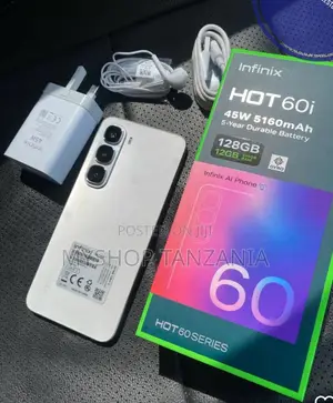 New Infinix Hot 60i 128 GB Black