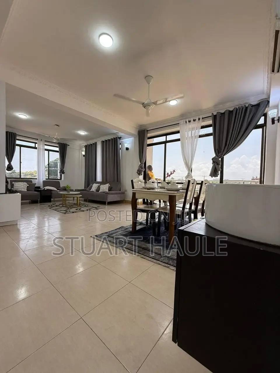 Furnished Studio Apartment in Stu Estate, Msasani for rent