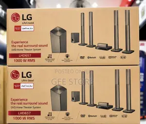 Lg Home Theatre Lhd657 1000watts Speaker