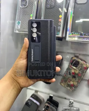 Samsung Z Fold Case With Glass and Touch Pen Zipo Dukani.