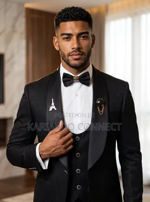 Black Wedding Suit