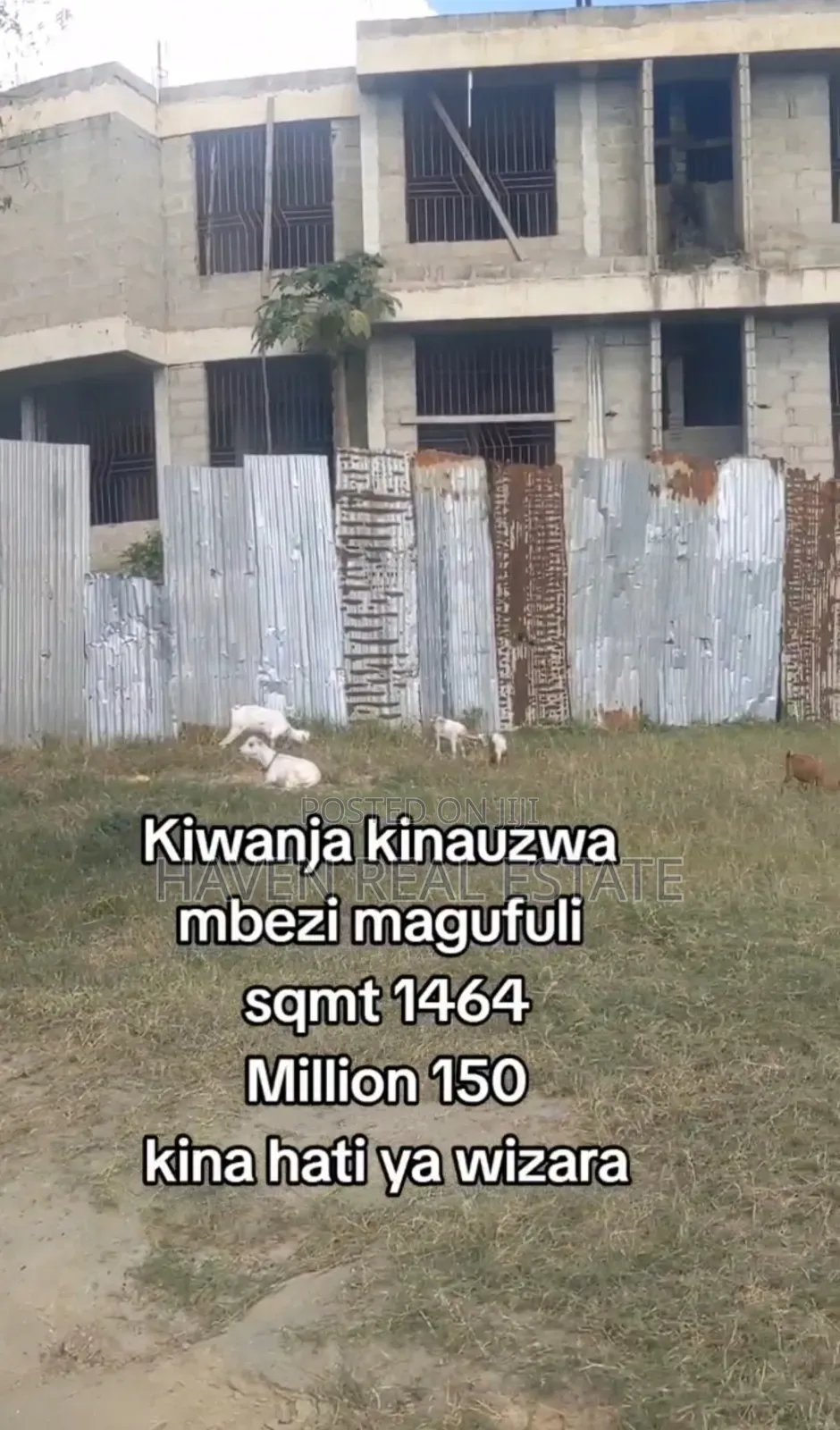 Kiwanja Kinauzwa Mbezi Magufuli