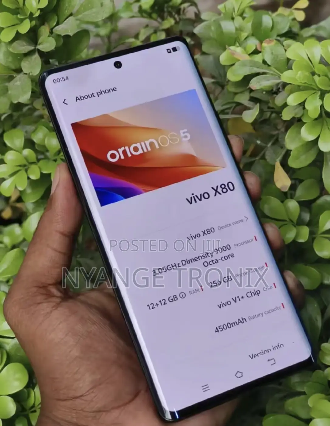 Vivo X80 256 GB Black