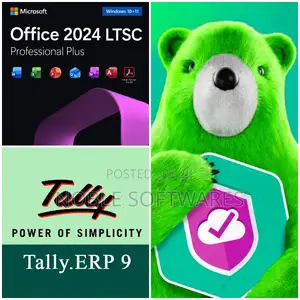 Microsoft Office Professional 2024 + Tally.Erp 9 Gold + Kaspersky