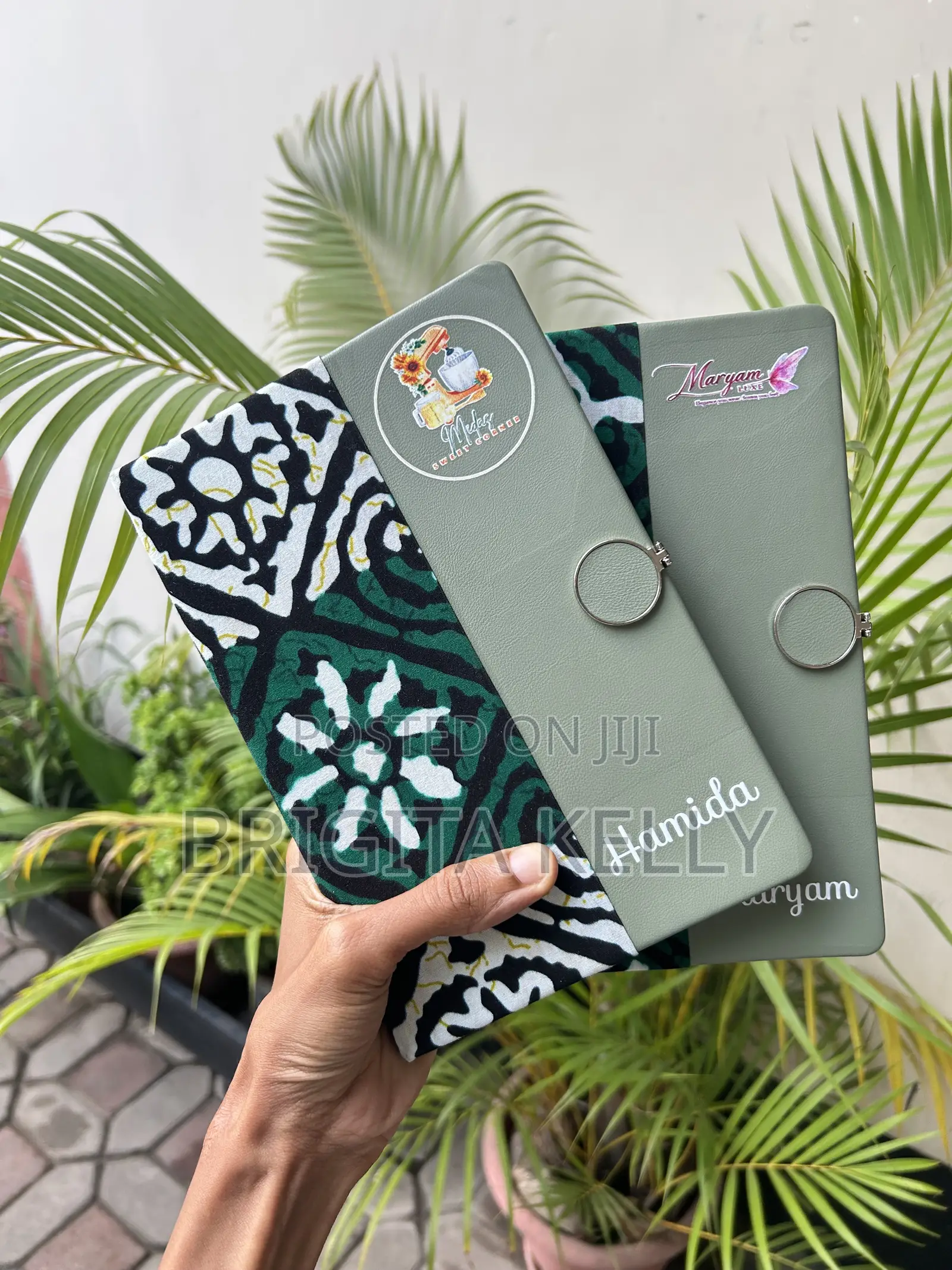 Premium Customized African Print Notebooks Gift Sets