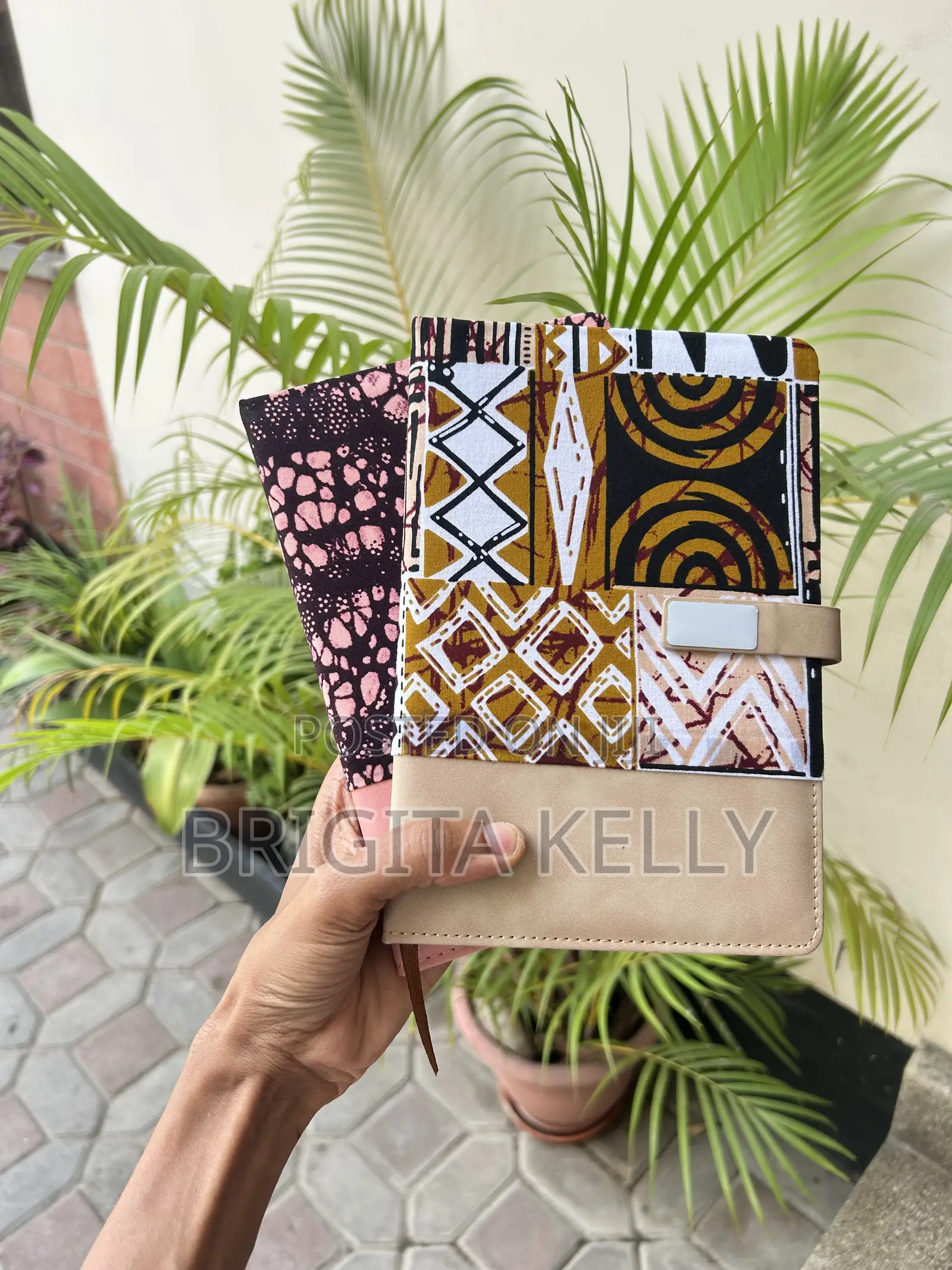 Premium Customized African Print Notebooks Gift Sets