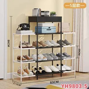 5-Tier Modular Shoe Rack