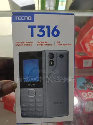 New Tecno T316 Silver