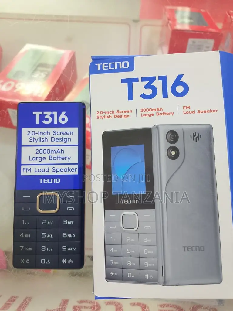 New Tecno T316 Silver