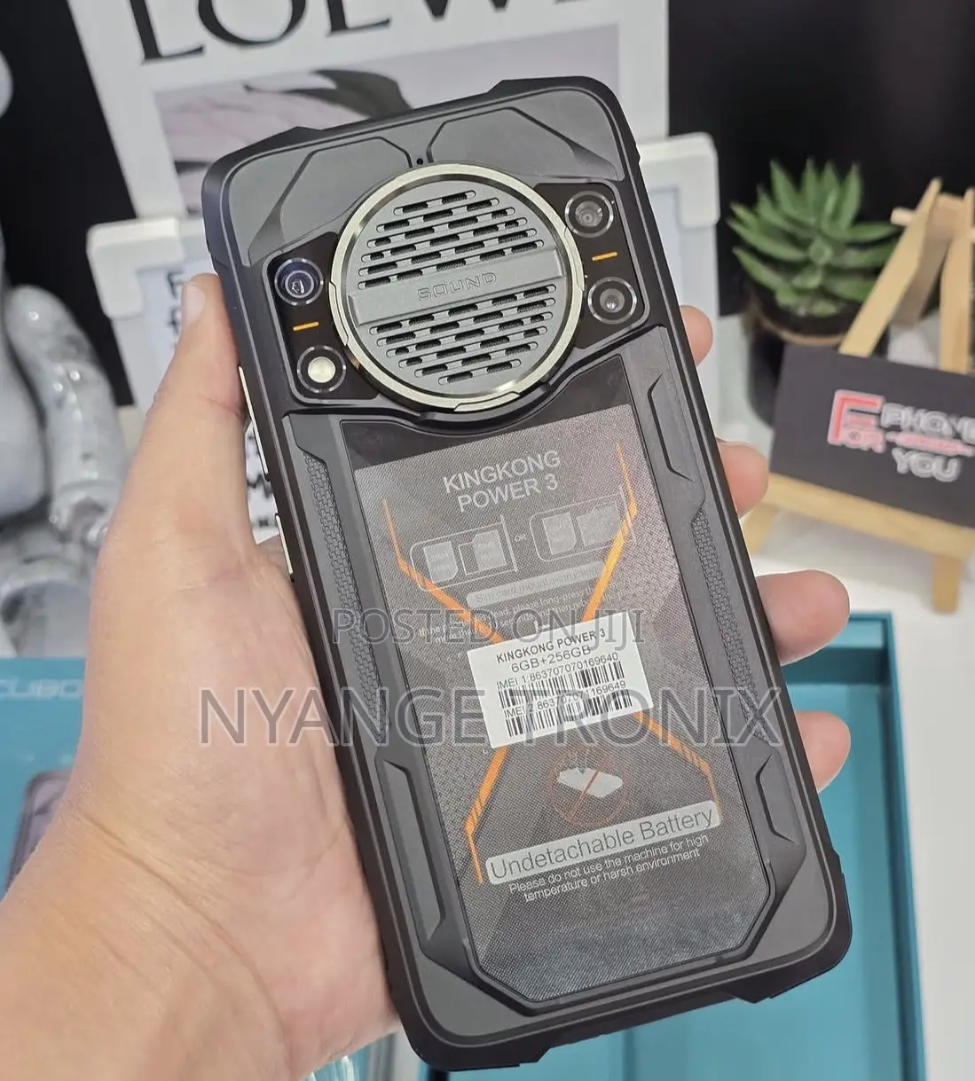 New Cubot KingKong Power 3 256 GB Black