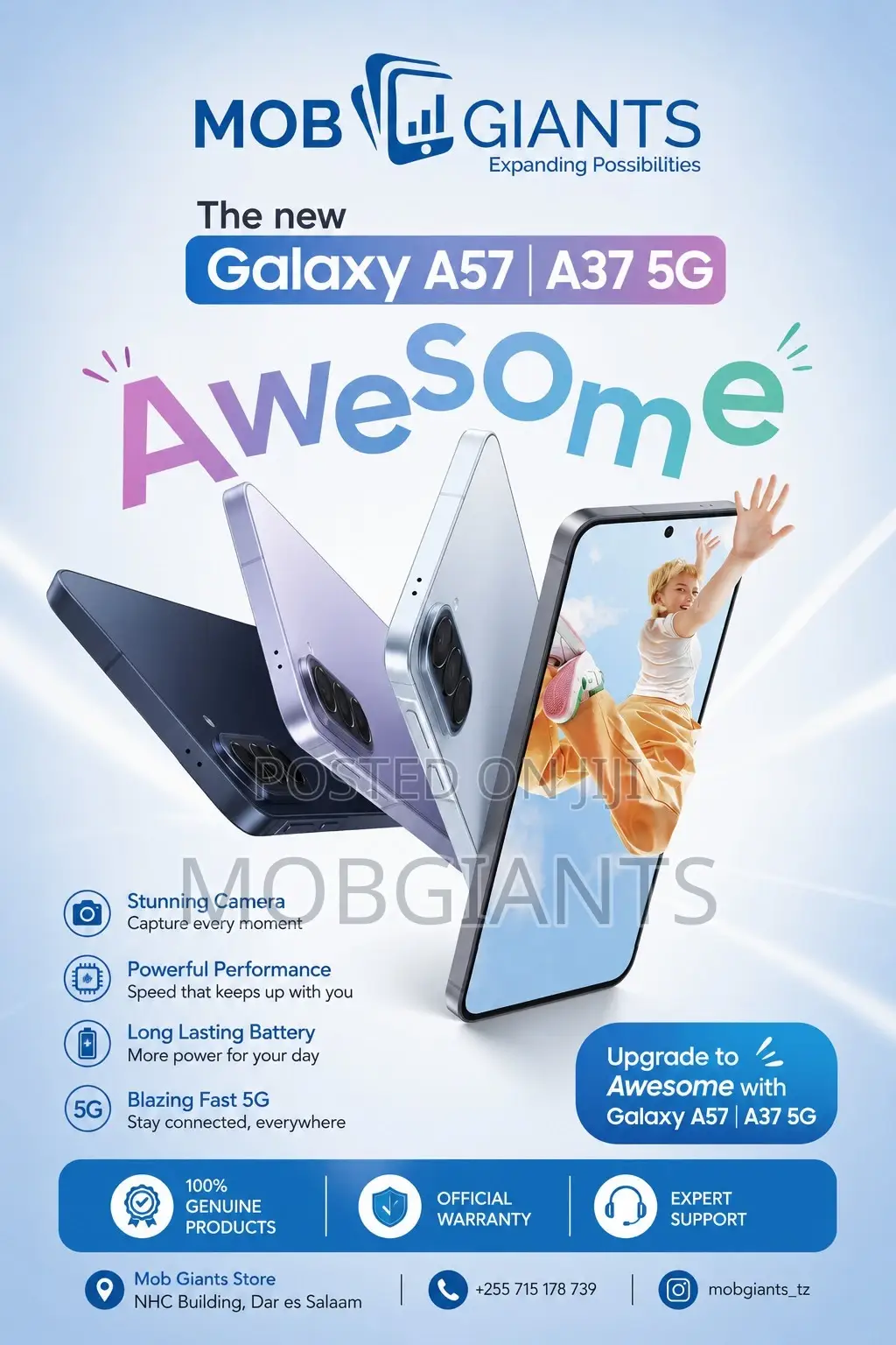 New Samsung Galaxy A37 128 GB Black