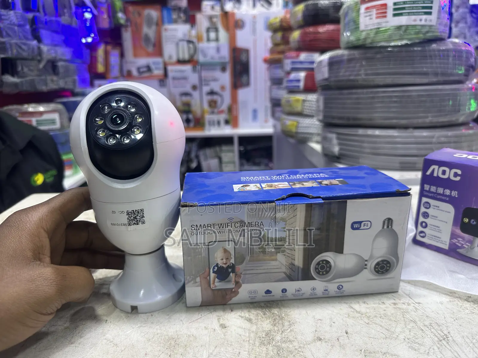 E27 Bulb Wireless Surveillance Camera 5g Wifi Night