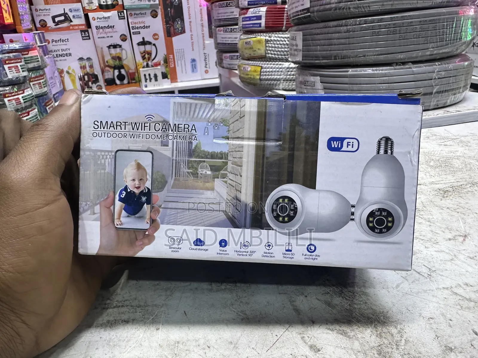 E27 Bulb Wireless Surveillance Camera 5g Wifi Night