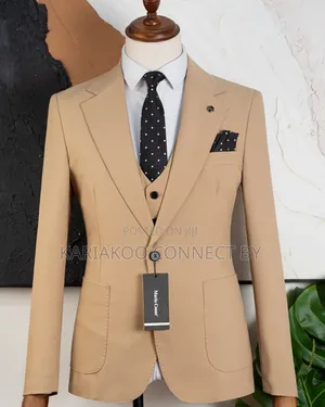The Luxury Camel Tan 3-piece Men's Suit