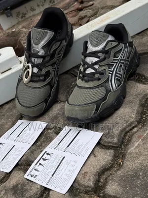 Three Colours Asics Brand Men's Leather Sneakers