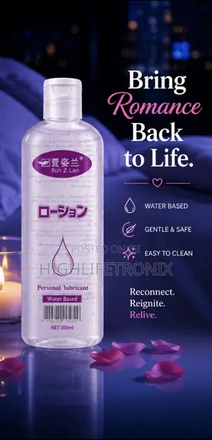 Xun Z Lan Water Based Personal Ky Lube 200ml–Ulaini Wa Kiwango Cha Juu